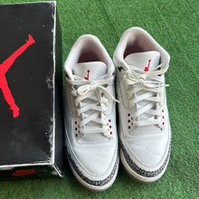 Load image into Gallery viewer, Jordan Reimagined White Cement 3s Size 9
