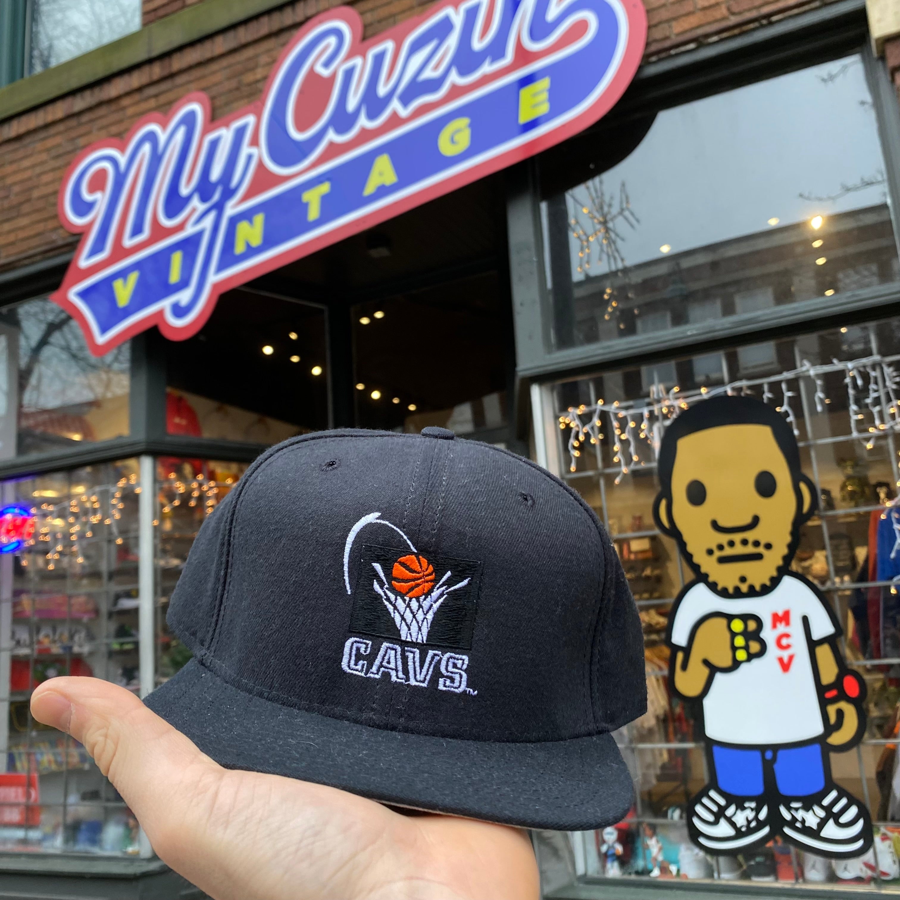Vintage Cleveland Cavaliers New Era Fitted Hat Size 7 1 4 My Cuzin Vintage Cleveland