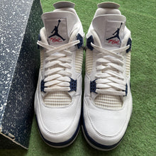 Load image into Gallery viewer, Jordan Midnight Navy 4s Size 11.5
