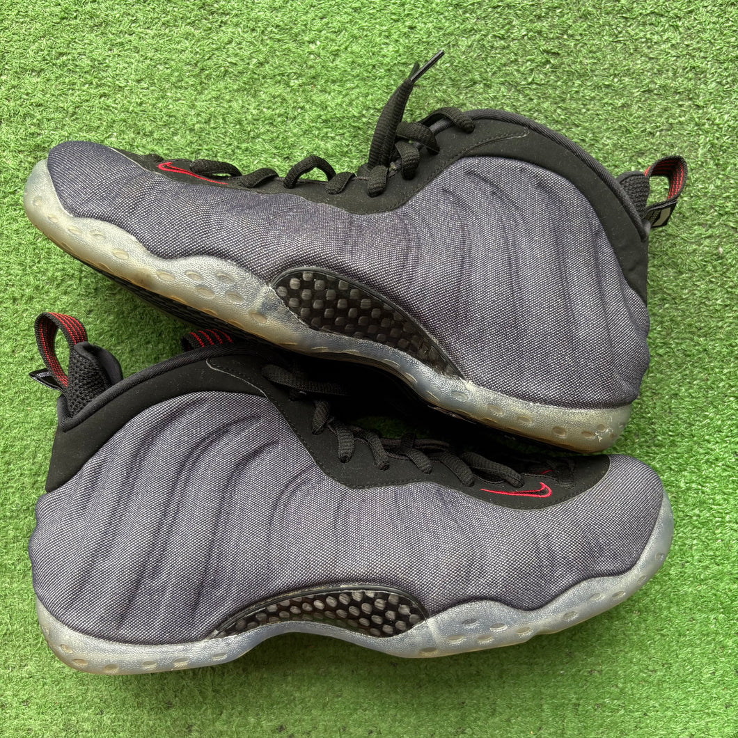 Nike Denim Foamposites Size 10