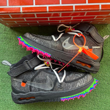 Load image into Gallery viewer, Nike Off White Mid Air Force 1s Size 9

