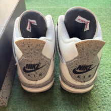 Load image into Gallery viewer, Jordan White Cement 4s Size 6Y
