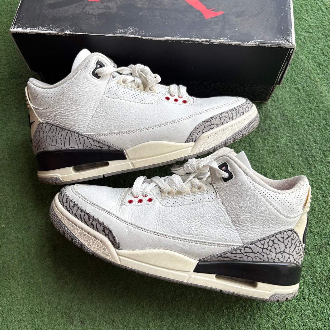 Jordan Reimagined White Cement 3s Size 8.5