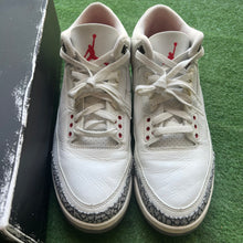 Load image into Gallery viewer, Jordan Reimagined White Cement 3s Size 11
