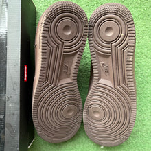Load image into Gallery viewer, Nike Supreme Brown Air Force 1s Size 10.5
