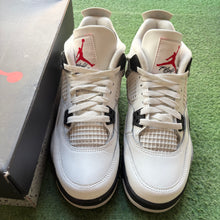Load image into Gallery viewer, Jordan White Cement 4s Size 6Y
