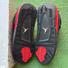 Load image into Gallery viewer, Jordan Red Thunder 4s Size 10.5
