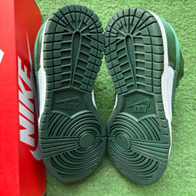 Load image into Gallery viewer, Nike Michigan State Satin Low Dunks Size 5.5W/4M
