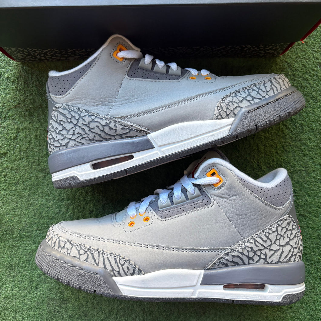 Jordan Cool Grey 3s Size 5.5Y