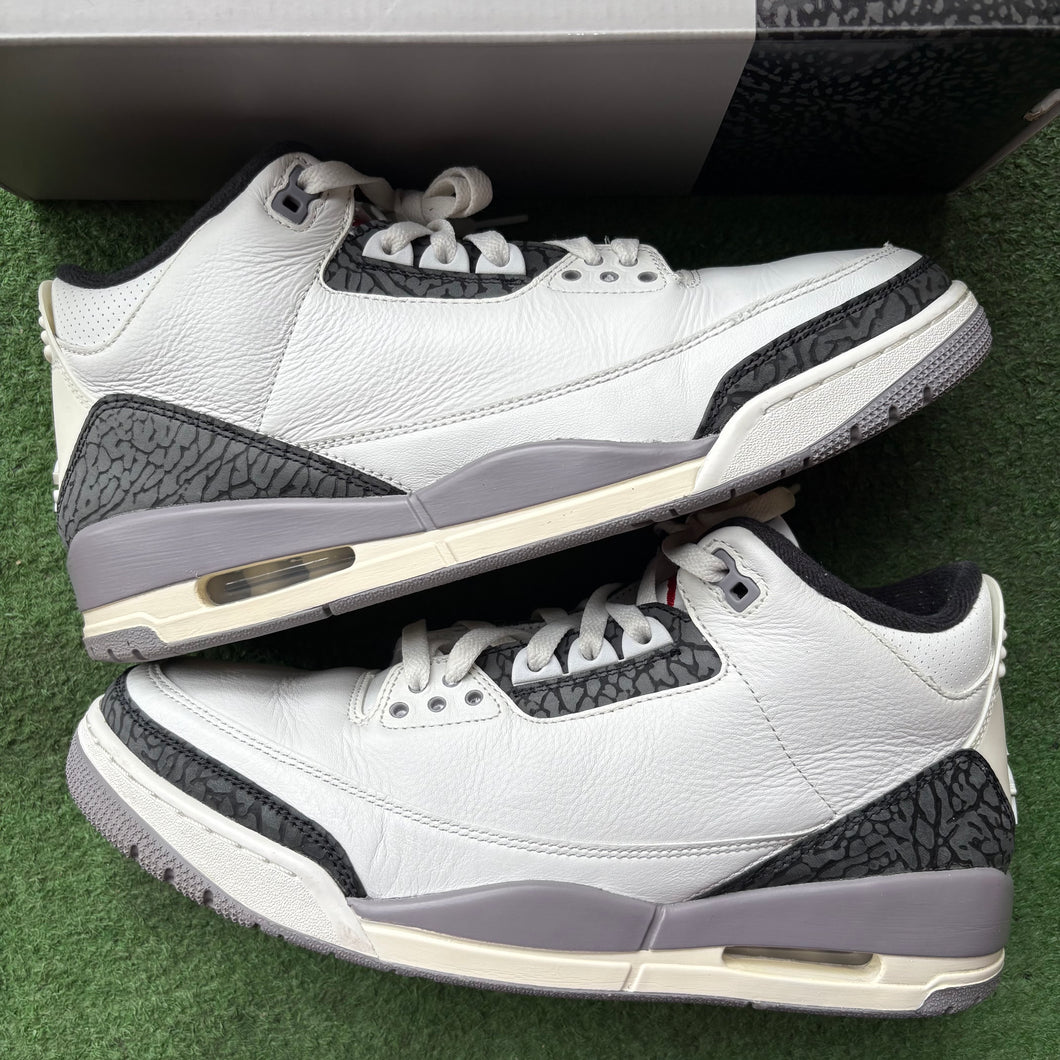 Jordan Cement Grey 3s Size 12