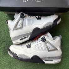 Load image into Gallery viewer, Jordan White Cement 4s Size 7Y
