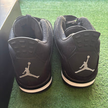 Load image into Gallery viewer, Jordan Black Canvas 4s Size 9
