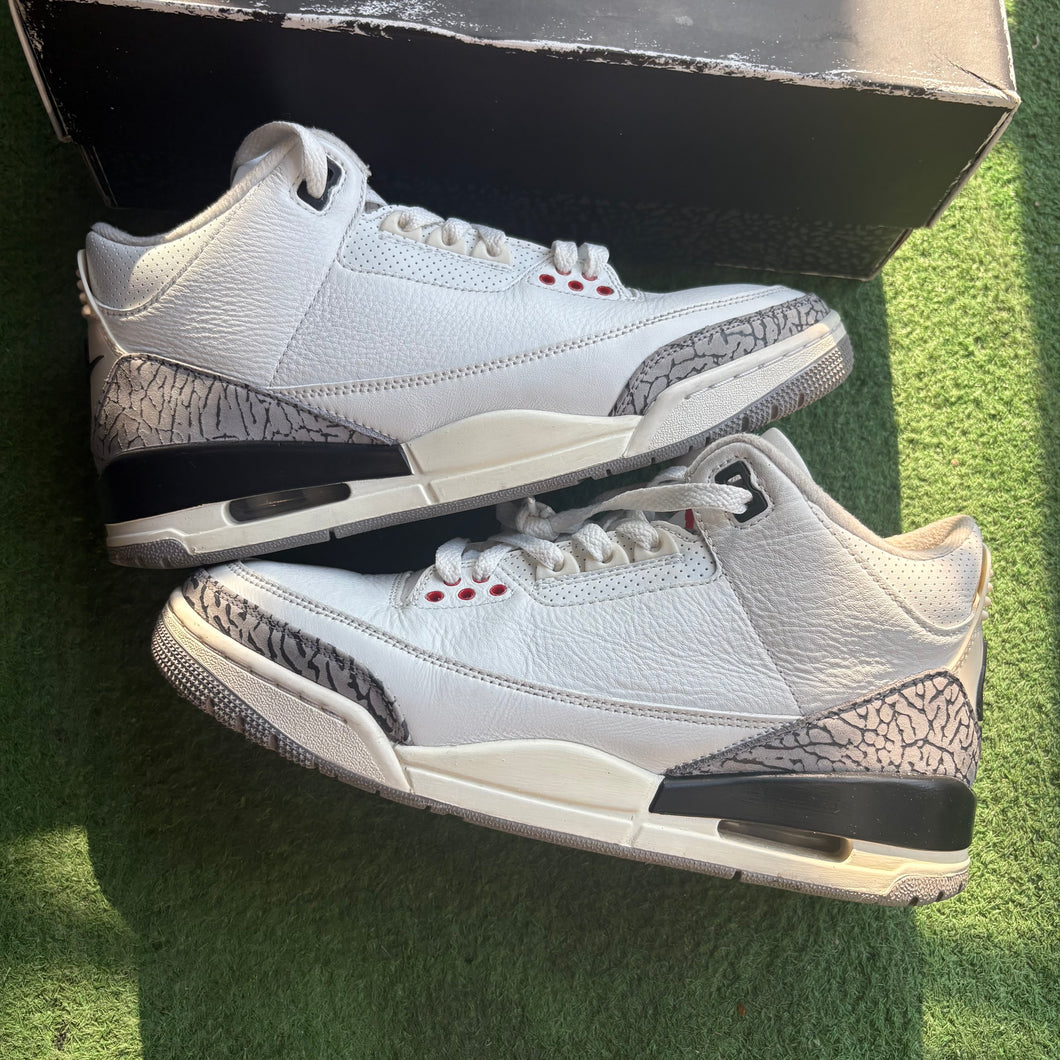 Jordan Reimagined White Cement 3s Size 8.5