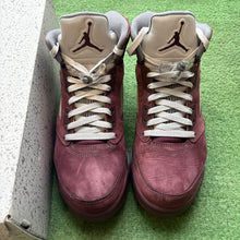 Load image into Gallery viewer, Jordan Burgundy 5s Size 11
