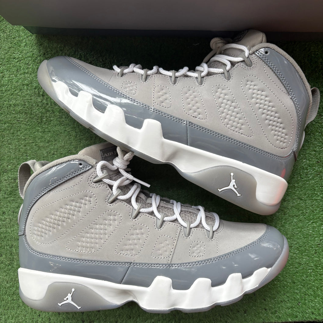 Jordan Cool Grey 9s Size 9.5