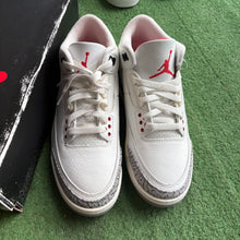 Load image into Gallery viewer, Jordan Reimagined White Cement 3s Size 7.5
