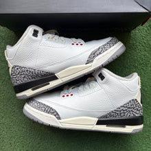 Load image into Gallery viewer, Jordan Reimagined White Cement 3s Size 6.5Y
