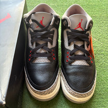 Load image into Gallery viewer, Jordan Black Cement 3s Size 7Y
