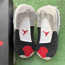 Load image into Gallery viewer, Jordan White Cement 4s Size 6Y
