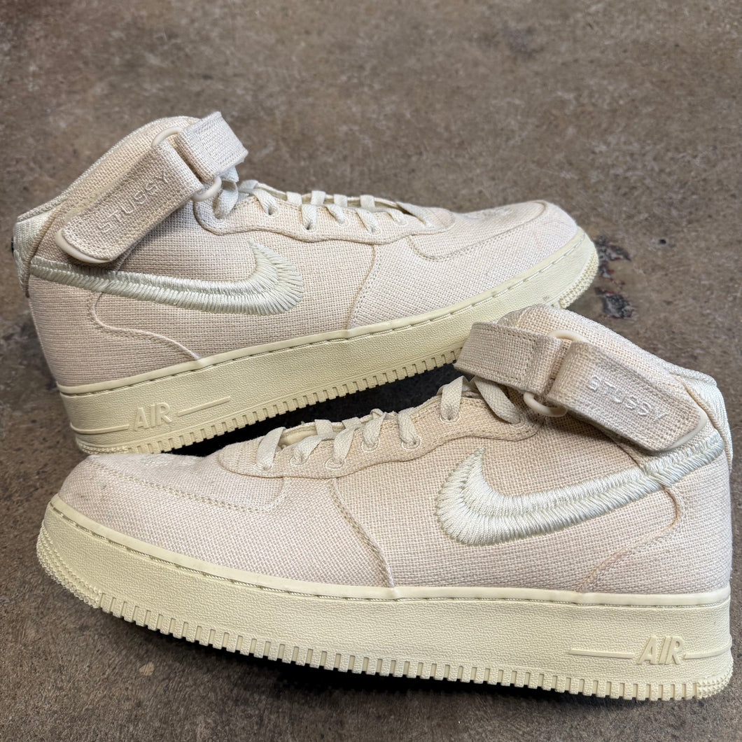 Nike Stussy Mid Air Force 1s Size 12