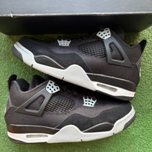 Load image into Gallery viewer, Jordan Black Canvas 4s Size 9
