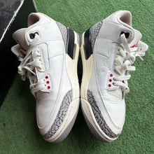 Load image into Gallery viewer, Jordan Reimagined White Cement 3s Size 8.5
