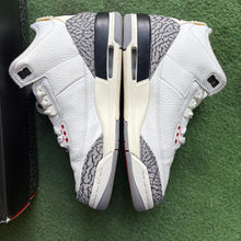 Load image into Gallery viewer, Jordan Reimagined White Cement 3s Size 6.5Y
