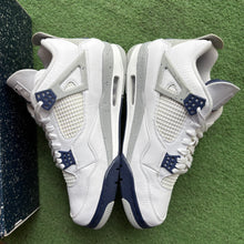 Load image into Gallery viewer, Jordan Midnight Navy 4s Size 11.5
