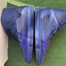 Load image into Gallery viewer, BB City Blue Monochrome Leather High-Top Sneaker Size 44
