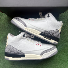 Load image into Gallery viewer, Jordan White Cement 3s Size 6Y
