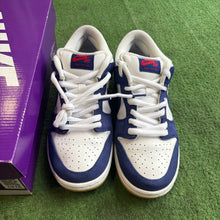 Load image into Gallery viewer, Nike Los Angeles Dodgers SB Low Dunks Size 8
