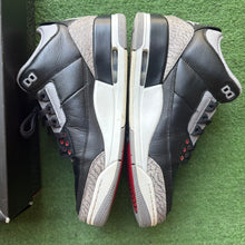Load image into Gallery viewer, Jordan Black Cement 3s Size 9
