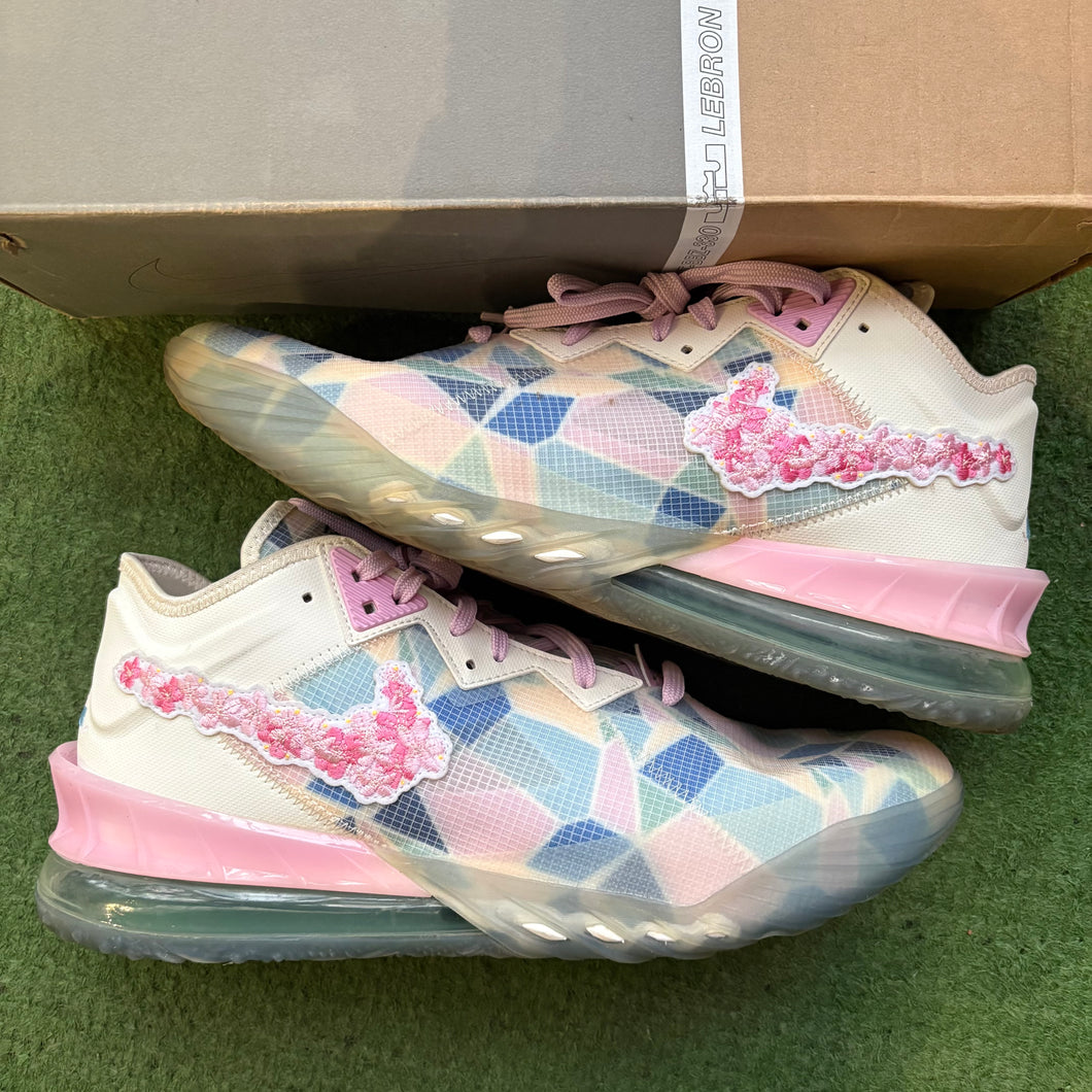 Nike LeBron atmos Cherry Blossom Low 18s Size 14