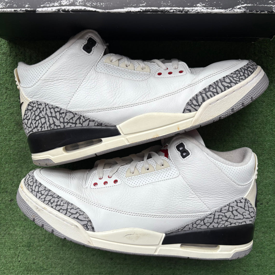 Jordan Reimagined White Cements 3s Size 13
