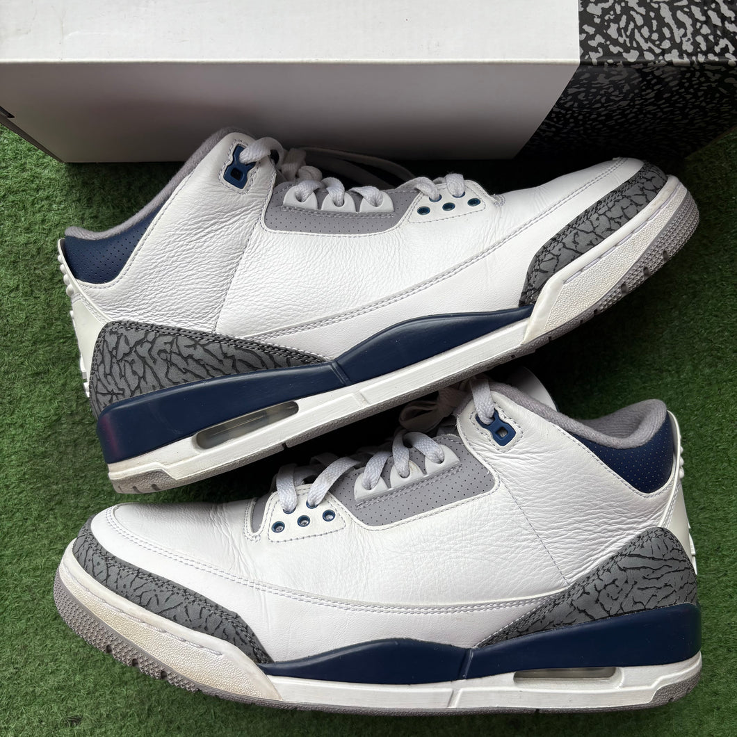 Jordan Midnight Navy 3s Size 12