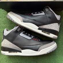 Load image into Gallery viewer, Jordan Black Cement 3s Size 10.5
