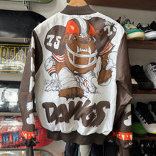 Load image into Gallery viewer, Vintage Cleveland Browns Chalk Line Fanimation Jacket Size M
