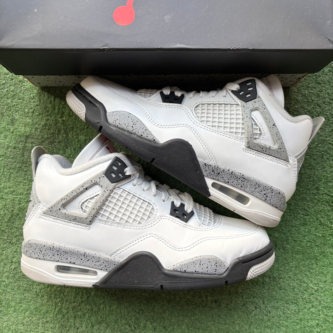 Jordan White Cement 4s Size 6Y