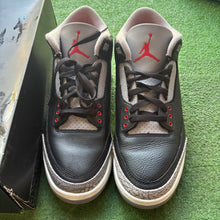 Load image into Gallery viewer, Jordan Black Cement 3s Size 10.5
