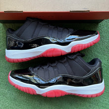 Load image into Gallery viewer, Jordan Bred Low 11s Size 10.5
