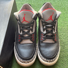 Load image into Gallery viewer, Jordan Black Cement 3s Size 8
