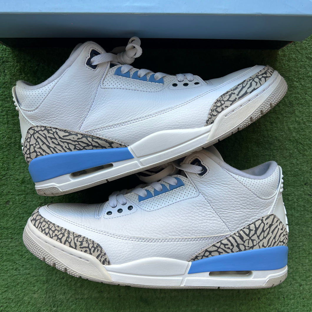 Jordan UNC 3s Size 10