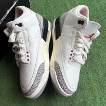 Load image into Gallery viewer, Jordan Reimagined White Cement 3s Size 7.5
