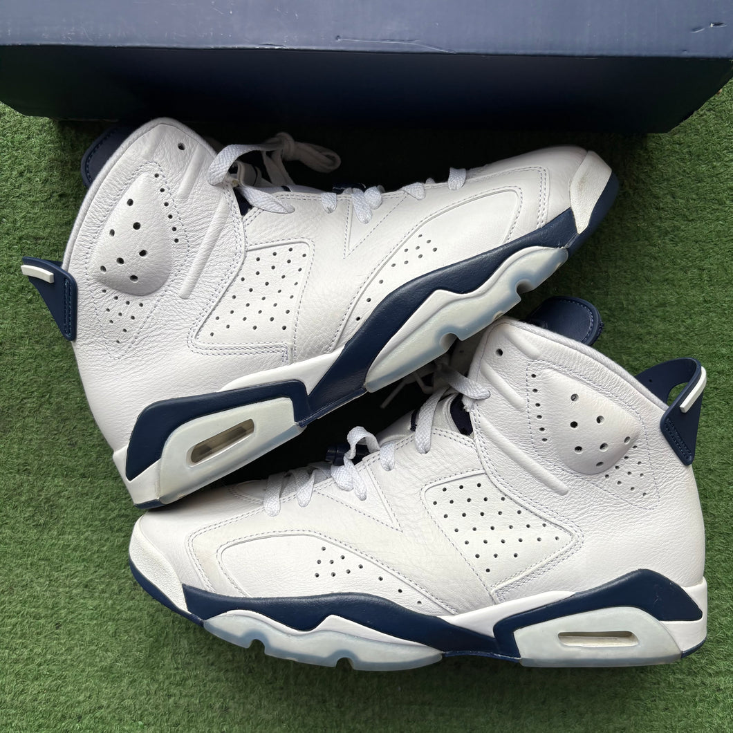 Jordan Midnight Navy 6s Size 10.5