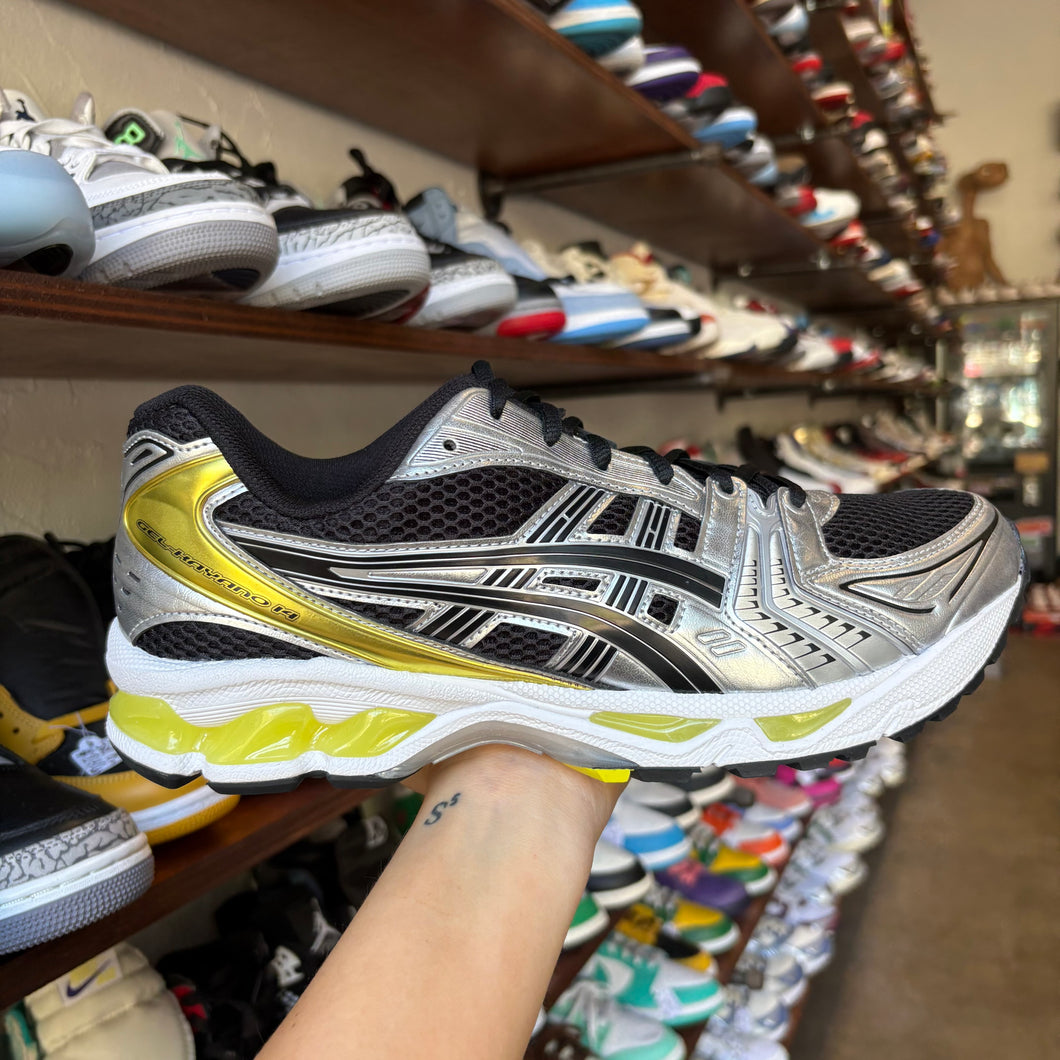 ASICS Black/Lemon Spark Gel-Kayano 14s