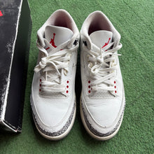 Load image into Gallery viewer, Jordan Reimagined White Cement 3s Size 8.5
