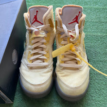 Load image into Gallery viewer, Jordan Off White Sail 5s Size 7
