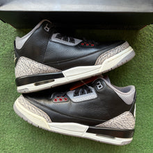Load image into Gallery viewer, Jordan Black Cement 3s Size 7Y
