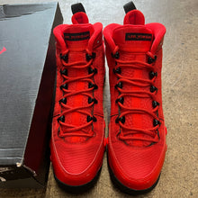 Load image into Gallery viewer, Jordan Chile Red 9s Size 7Y
