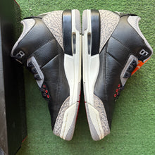 Load image into Gallery viewer, Jordan Black Cement 3s Size 7Y
